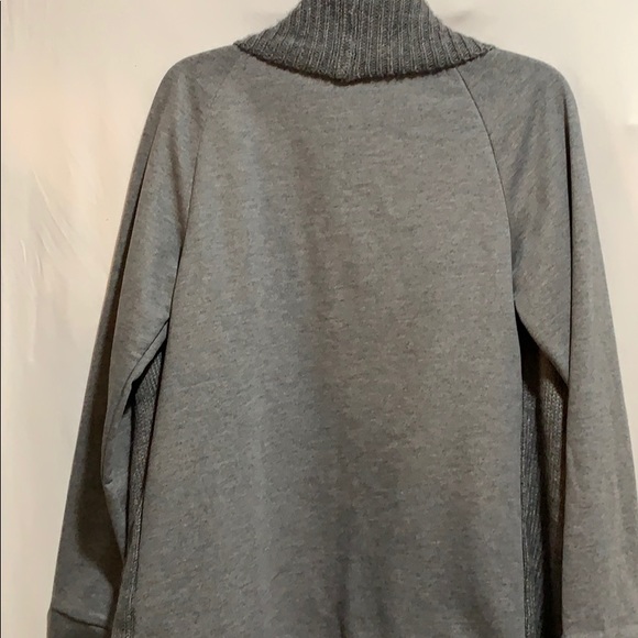Calvin Klein Jeans sweater SZ L gray asymmetrical - Picture 6 of 8